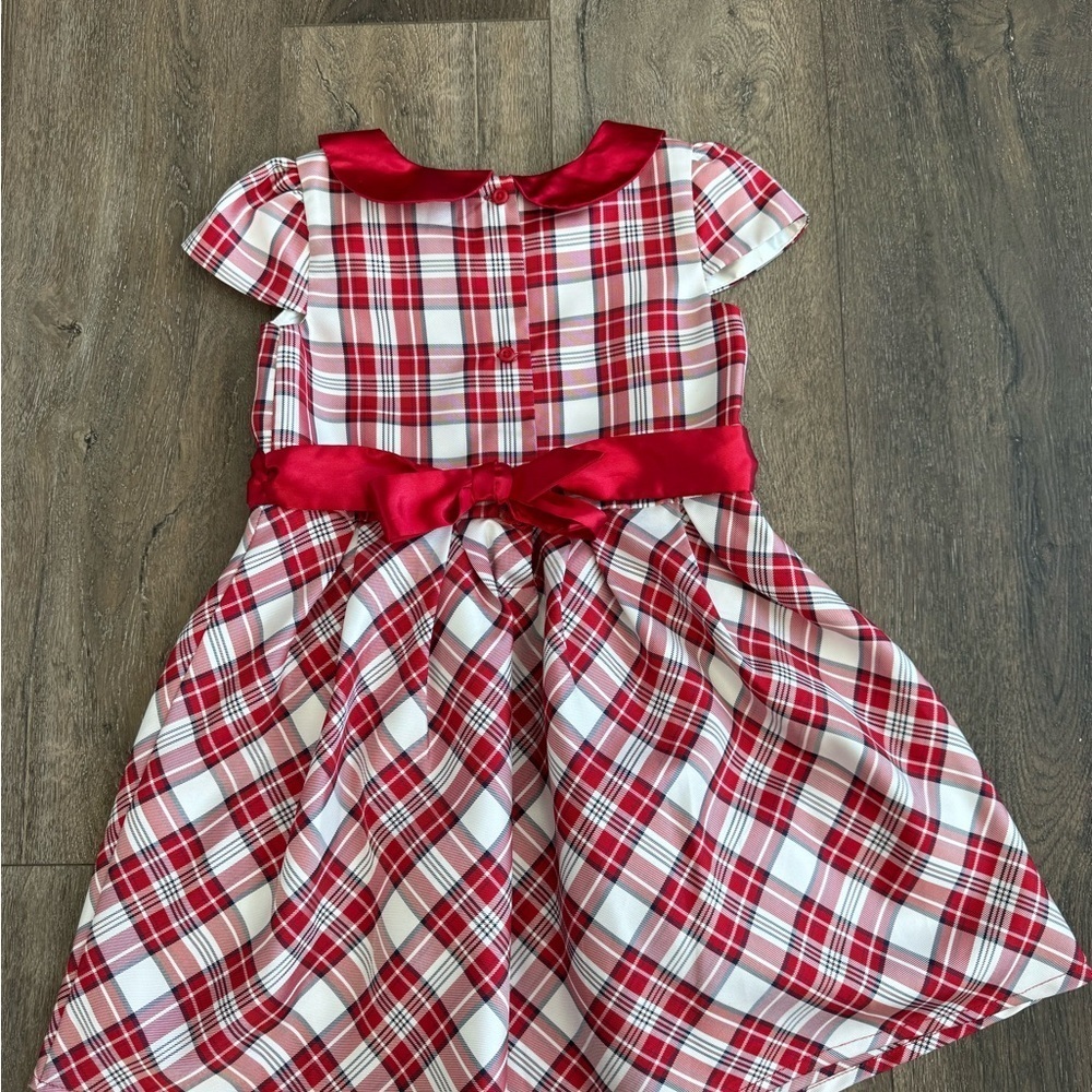 The Children's Place Red and White Plaid Dress - Picture 5 of 8